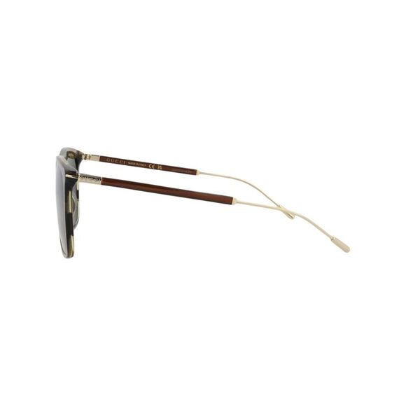 Gucci Square-Frame Recycled Acetate Sunglasses Brown Mens - Picture 3 of 6